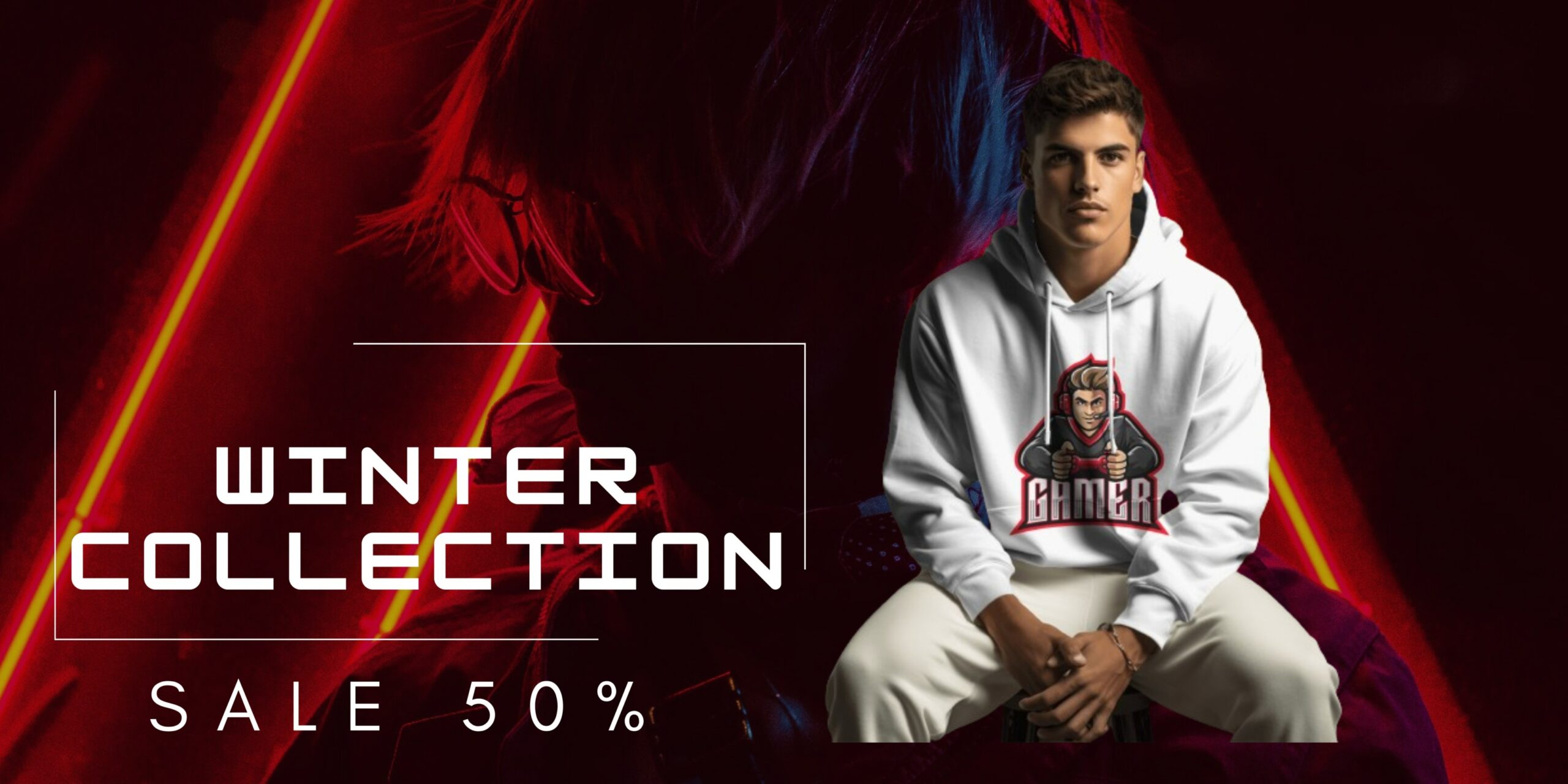 WINTER COLLECTION GET 50% OFF ON ALL GAMING HOODIES, SWEATSHIRTS AND SWEATERS. BUY FROM CLOTHSZILLA.COM